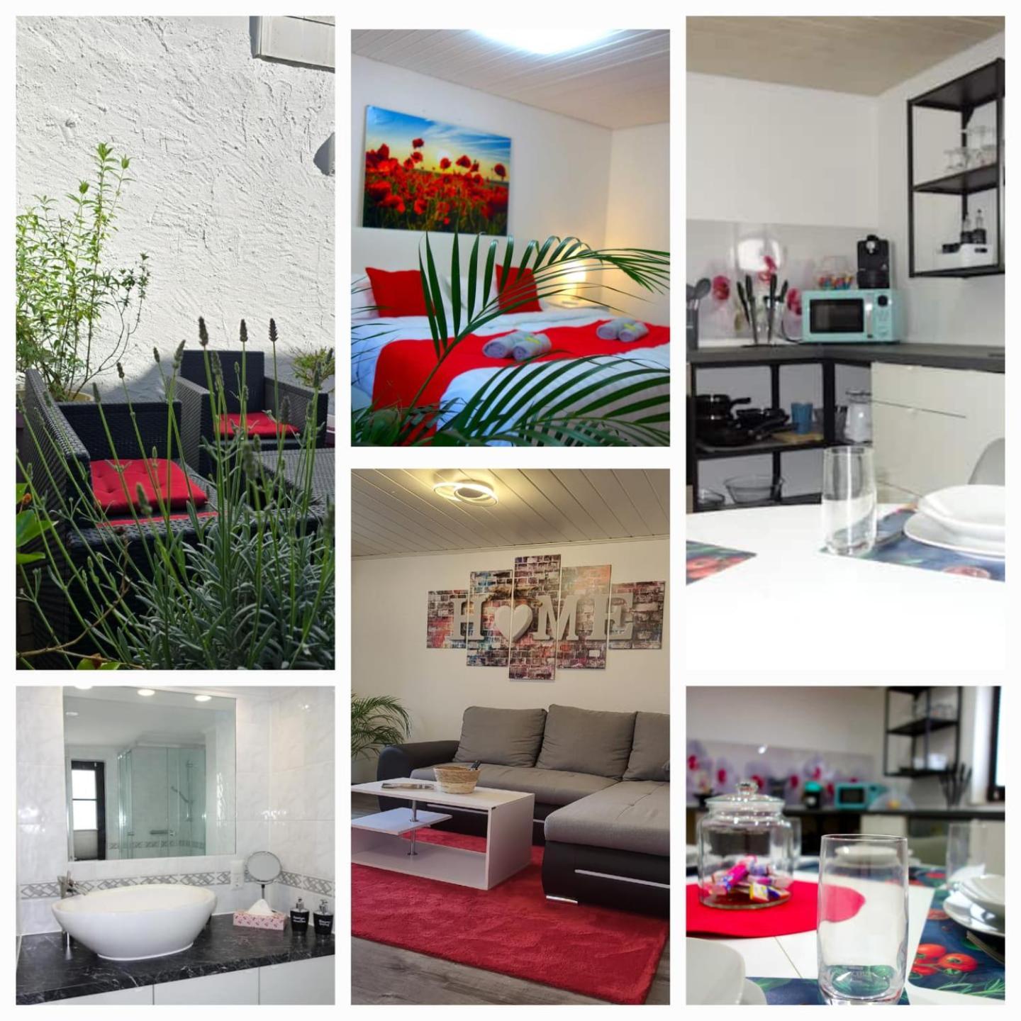 Happy-Homes Red - Up To 5 - Kueche - W-Lan - Netflix - Honig - Terrasse Altenstadt  Exterior foto